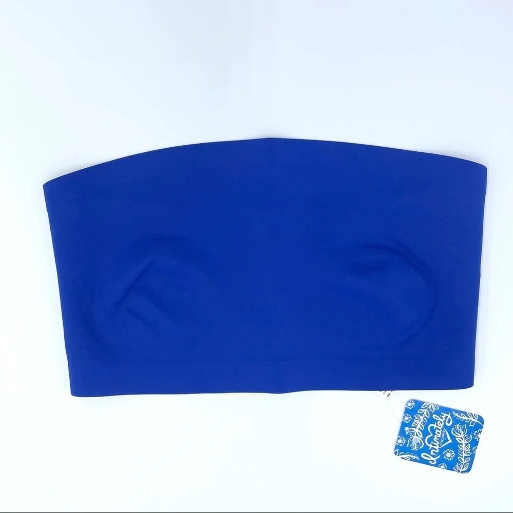 Free People Nina Bandeau In Blue Sz XS Tube Top